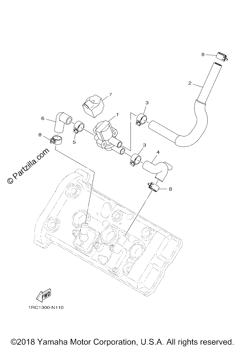 Diagrama de AIR INDUCTION SYSTEM
