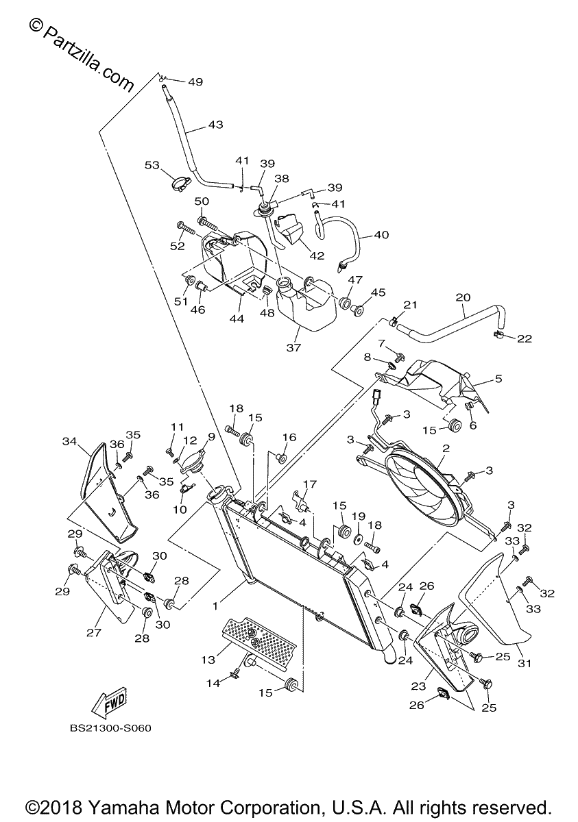 Diagrama de RADIATOR HOSE