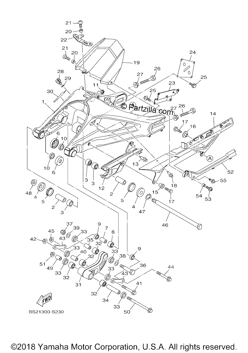 Diagrama de REAR ARM