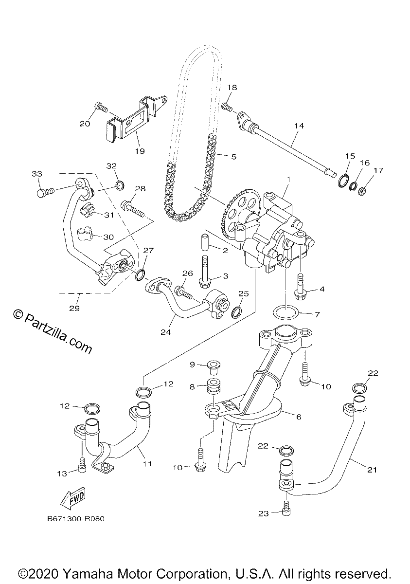Diagrama de OIL PUMP