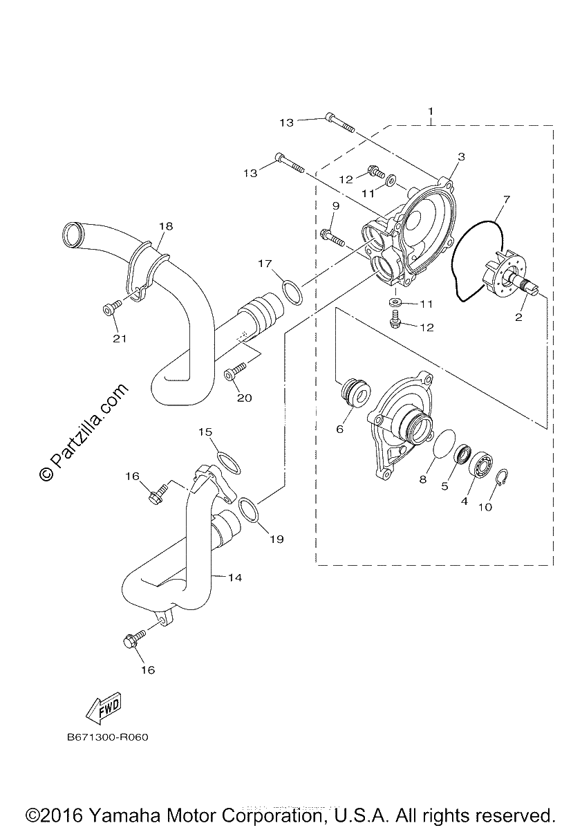 Diagrama de WATER PUMP