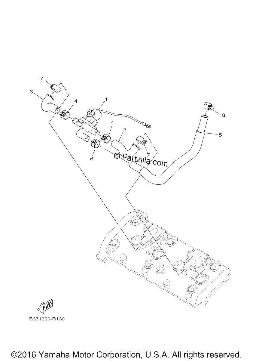 Diagrama de AIR INDUCTION SYSTEM