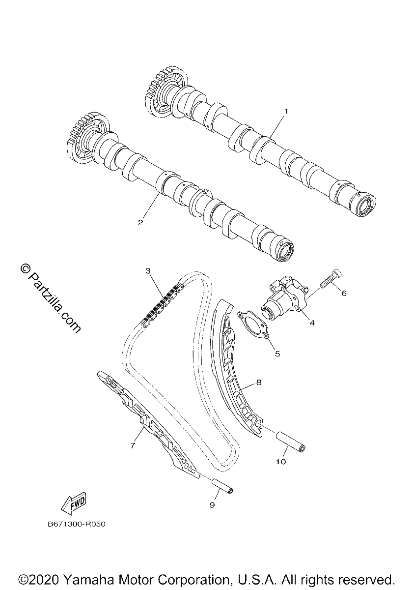 Diagrama de CAMSHAFT CHAIN