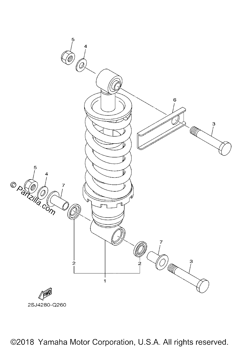 Diagrama de REAR SUSPENSION