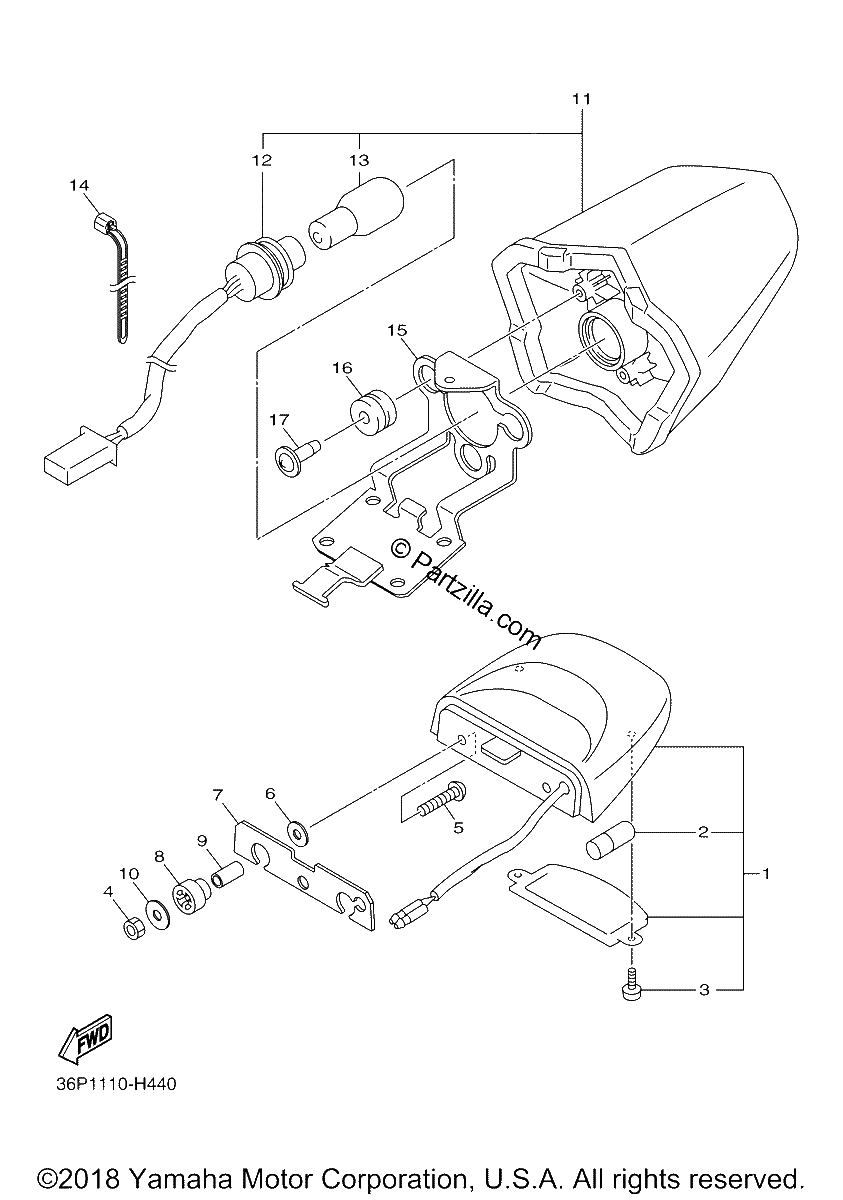 Diagrama de TAILLIGHT