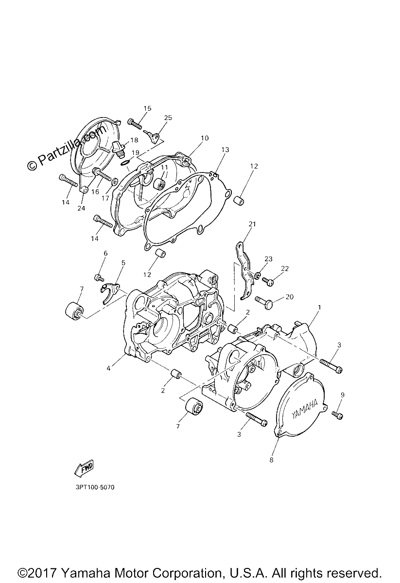 Diagrama de CRANKCASE
