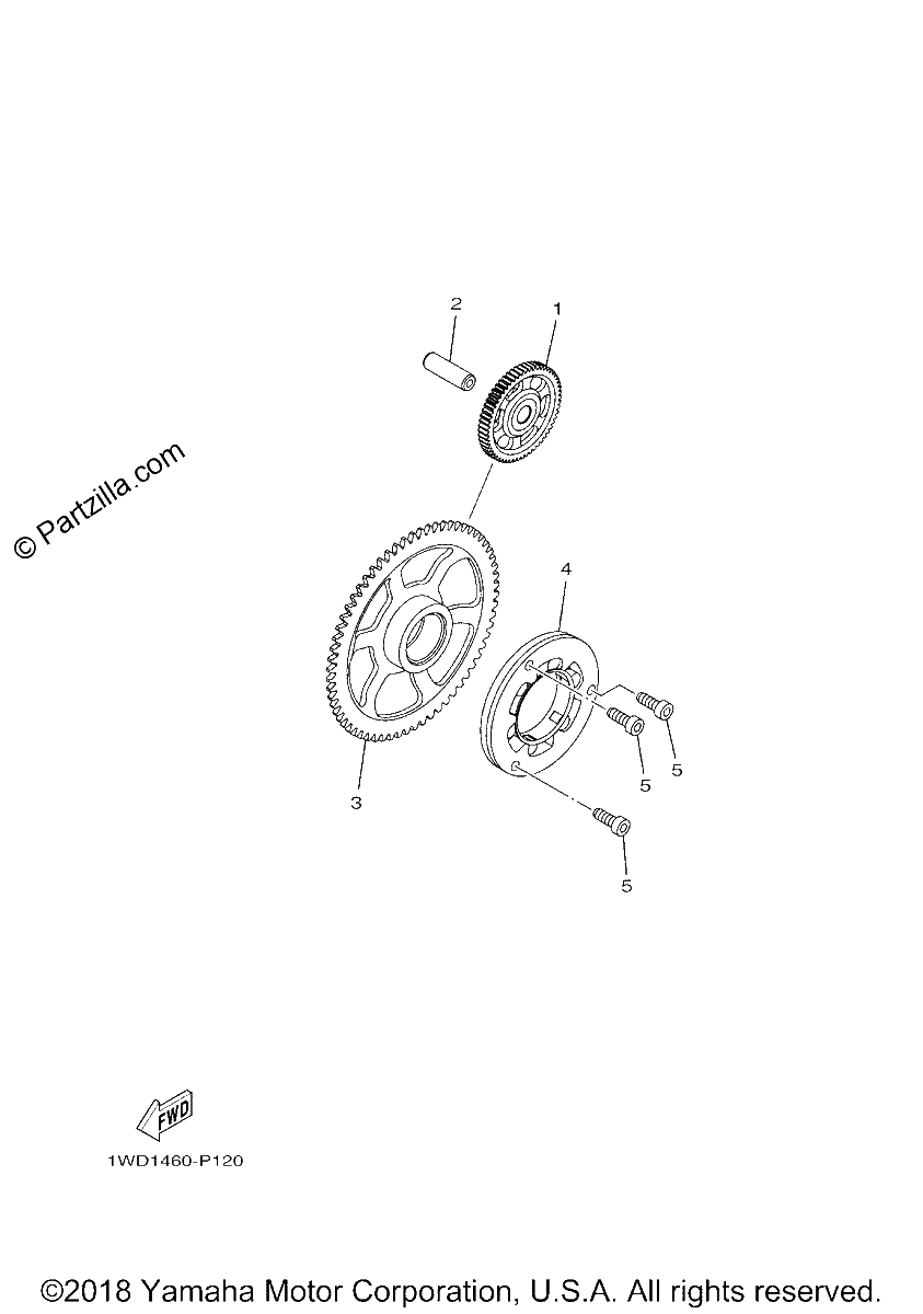 Diagrama de STARTER CLUTCH