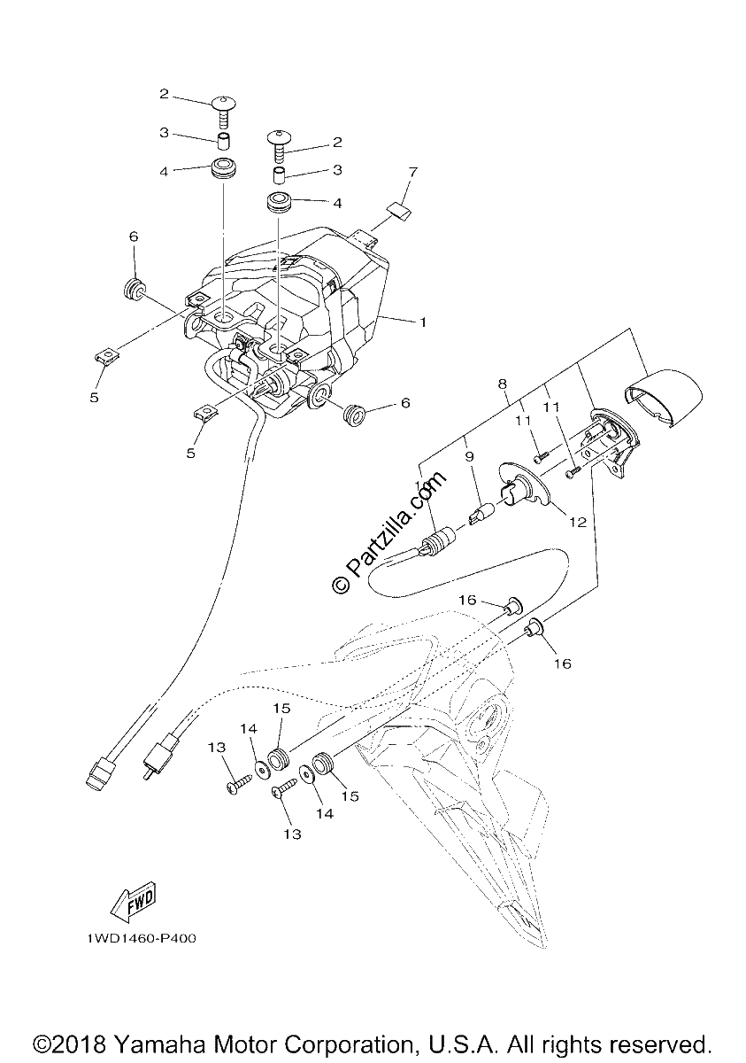 Diagrama de TAILLIGHT