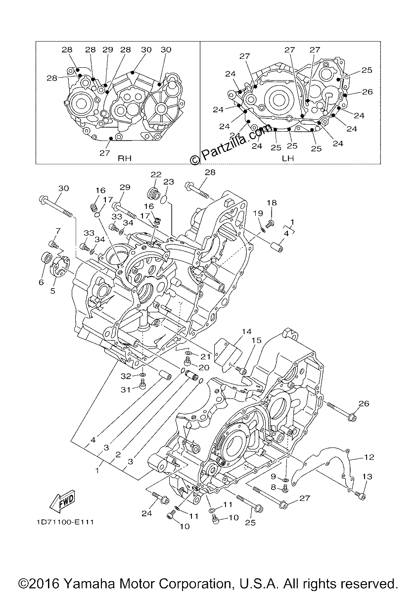 Diagrama de CRANKCASE