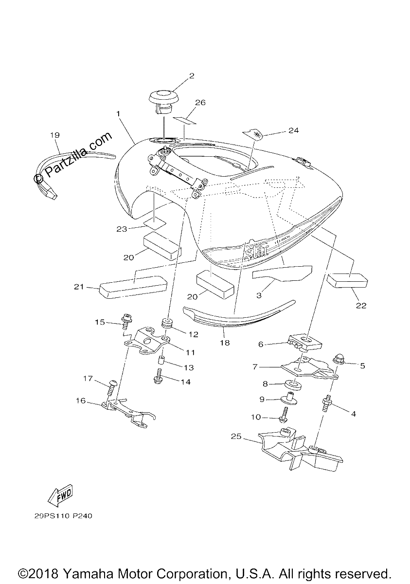 Diagrama de FUEL TANK
