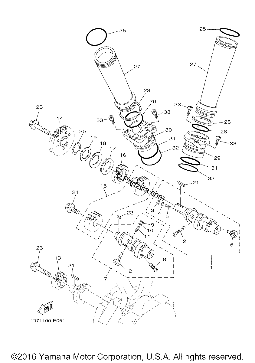 Diagrama de CAMSHAFT CHAIN