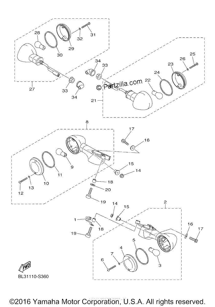 Diagrama de FLASHER LIGHT