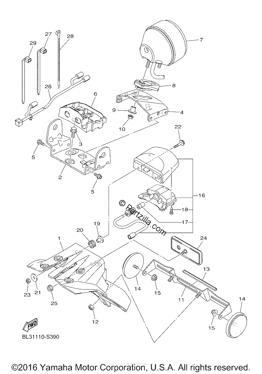 Diagrama de TAILLIGHT