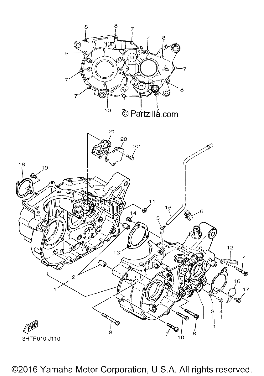 Diagrama de CRANKCASE