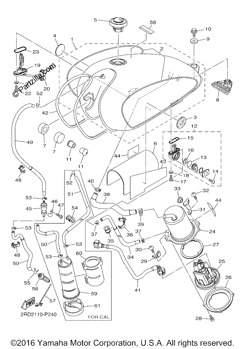 Diagrama de FUEL TANK