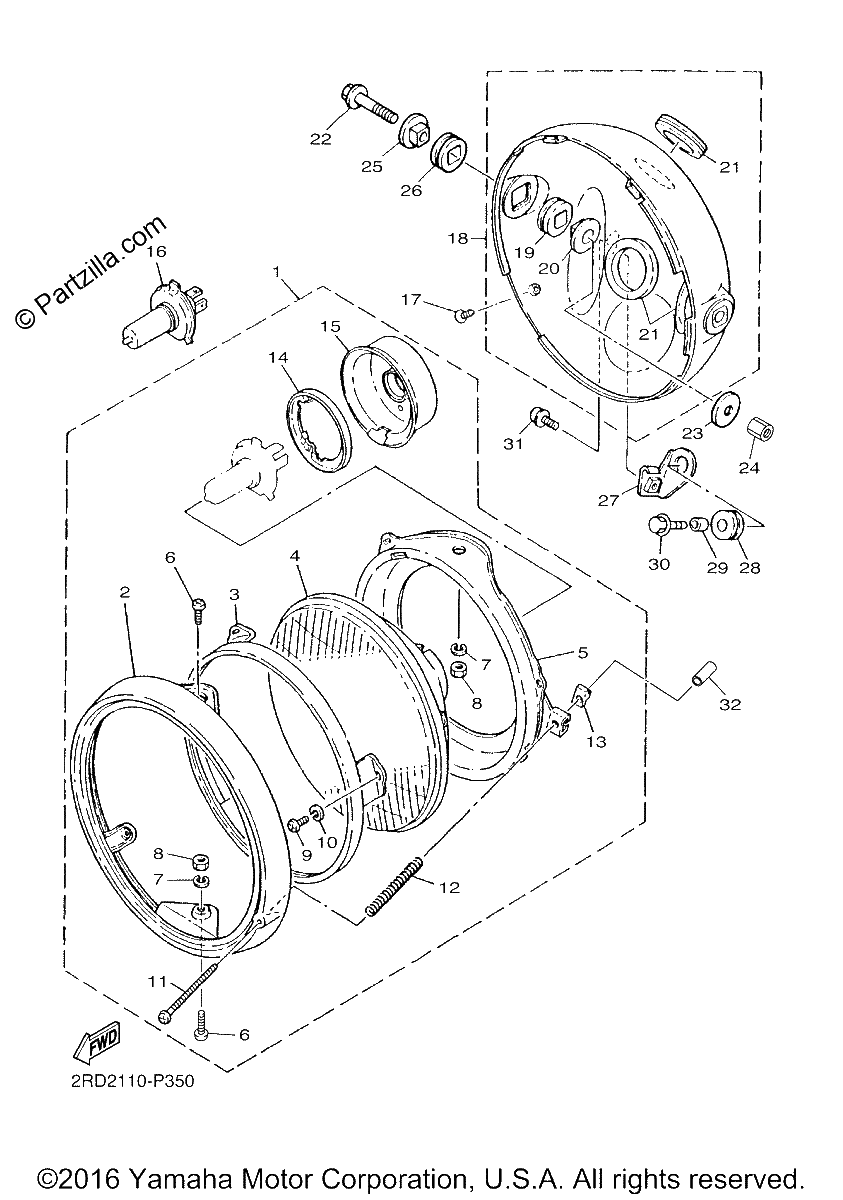 Diagrama de HEADLIGHT