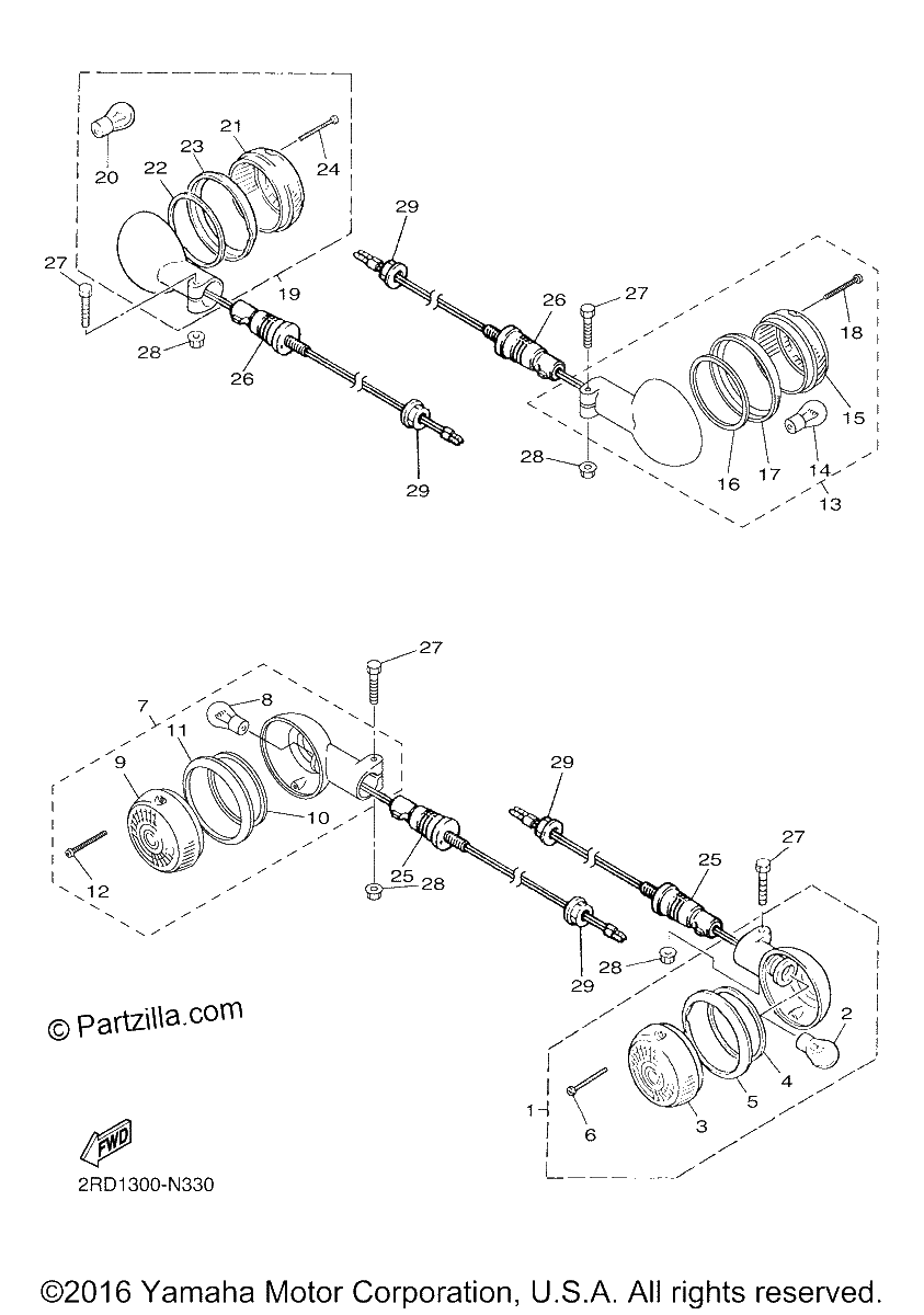 Diagrama de FLASHER LIGHT