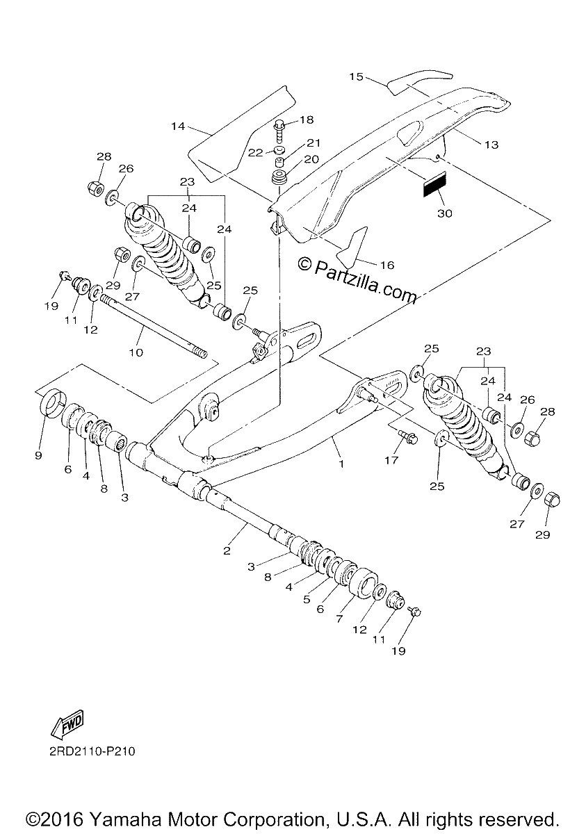 Diagrama de REAR ARM