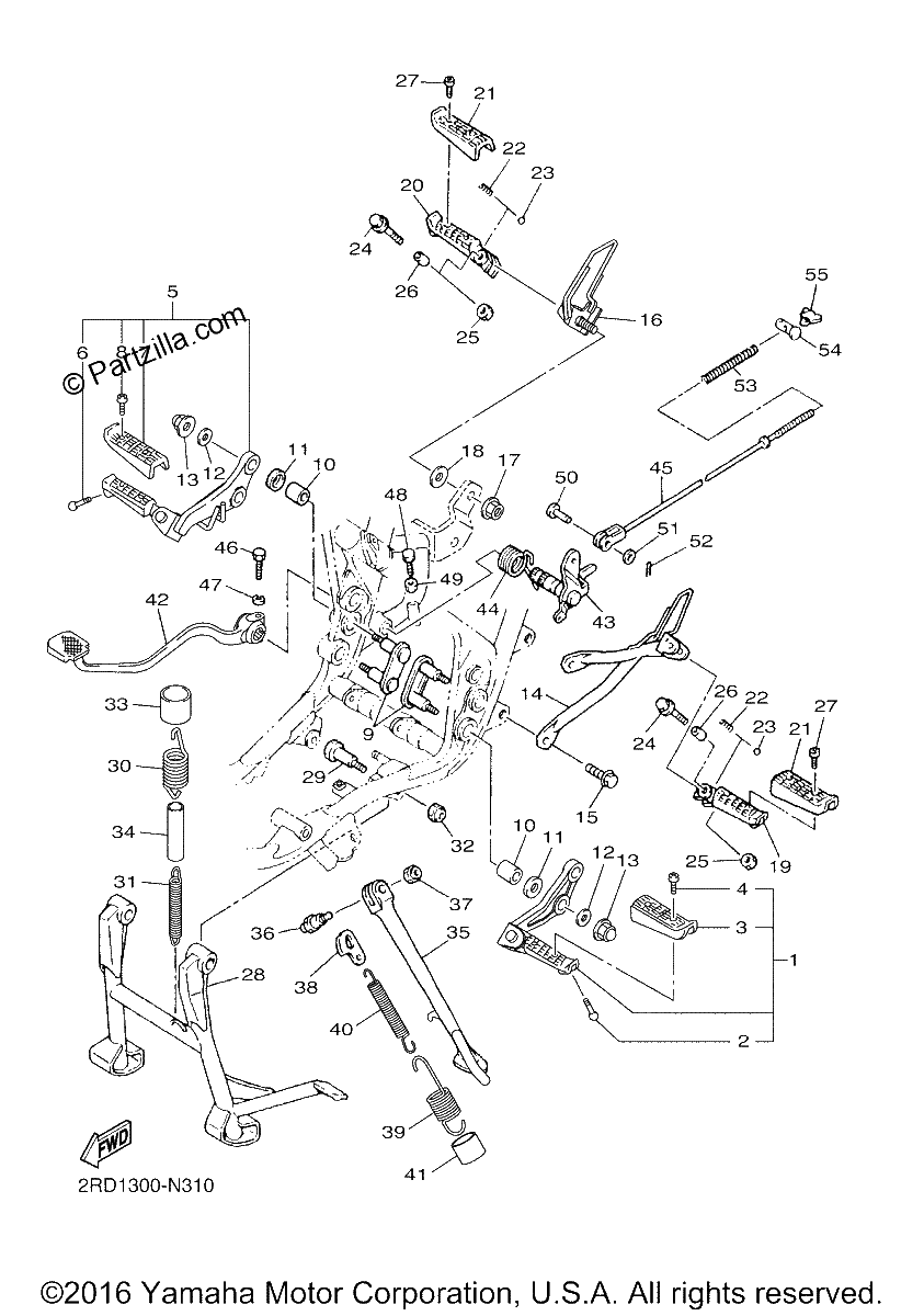 Diagrama de STAND FOOTREST