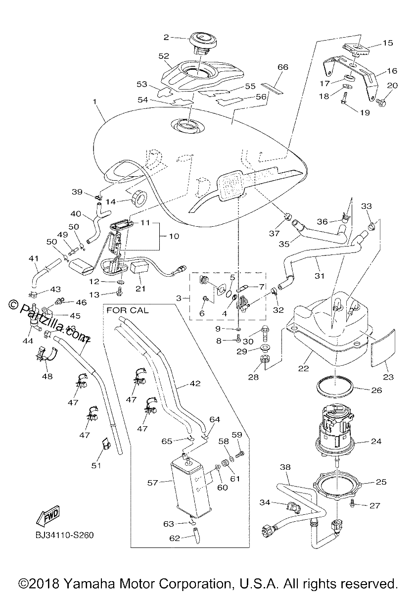 Diagrama de FUEL TANK
