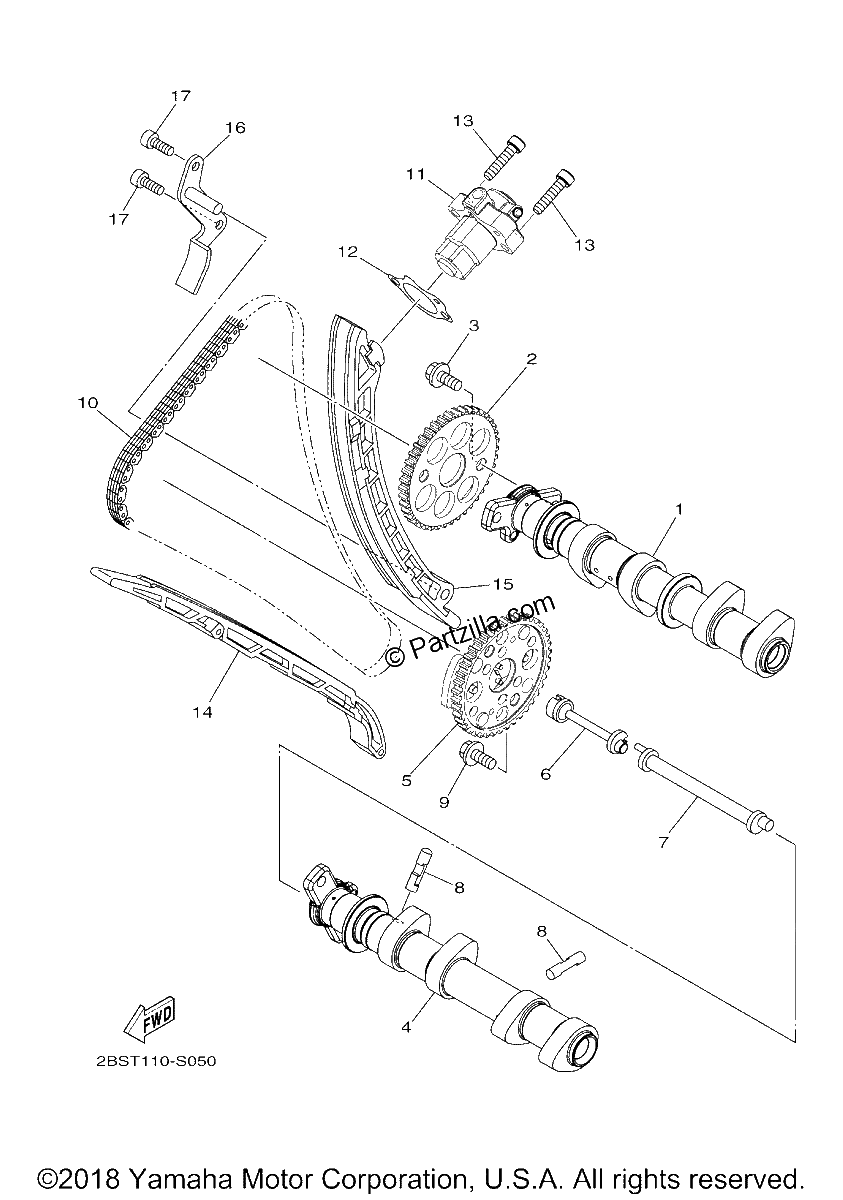 Diagrama de CAMSHAFT CHAIN