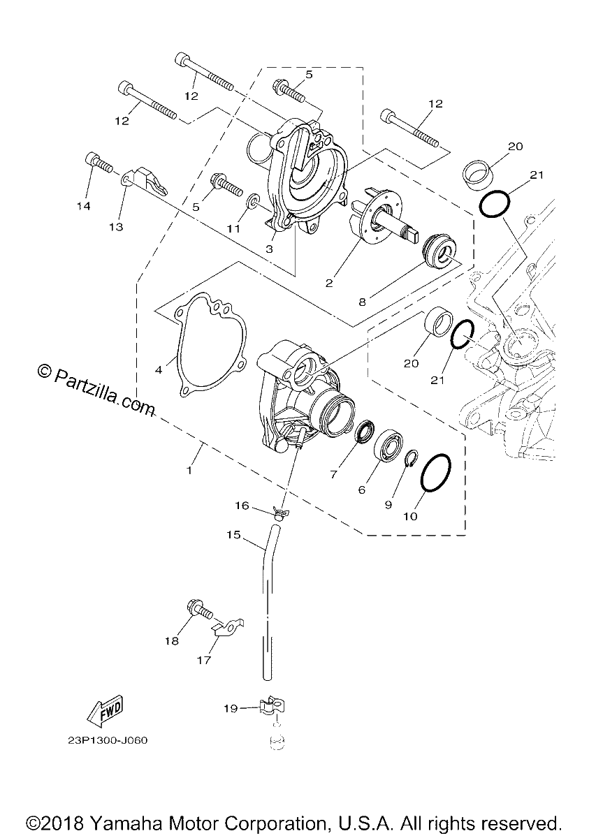Diagrama de WATER PUMP