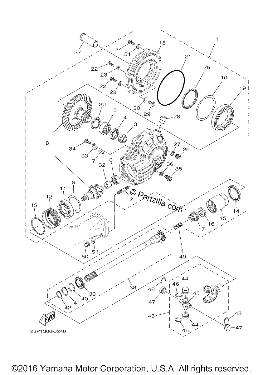 Diagrama de DRIVE SHAFT