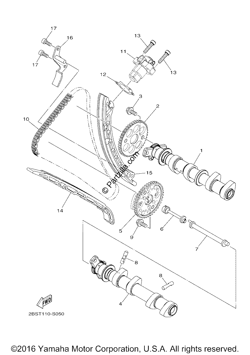 Diagrama de CAMSHAFT CHAIN