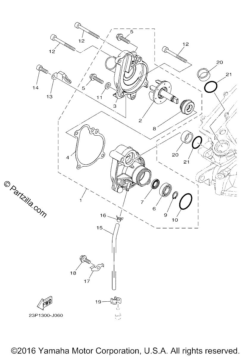 Diagrama de WATER PUMP