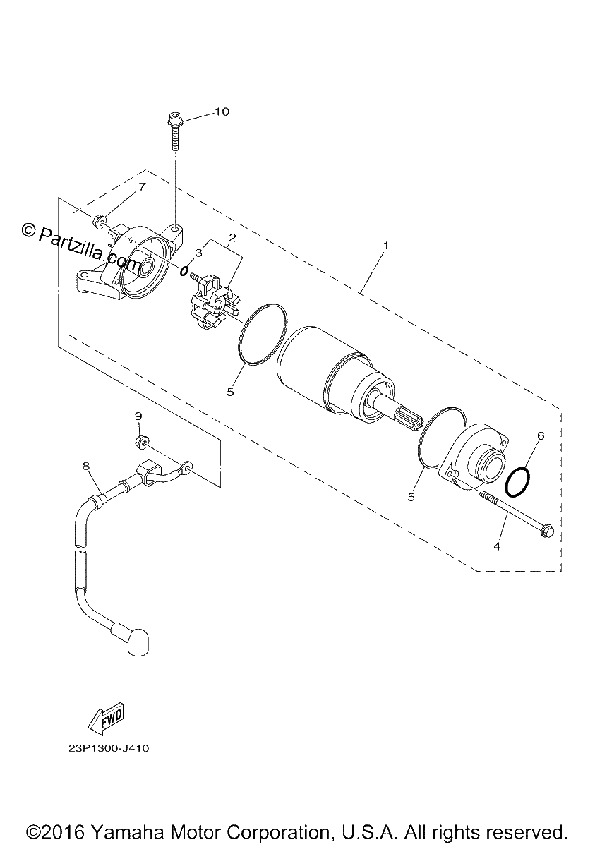 Diagrama de STARTING MOTOR