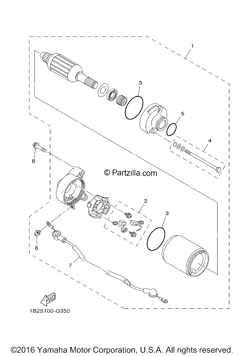 Diagrama de STARTING MOTOR
