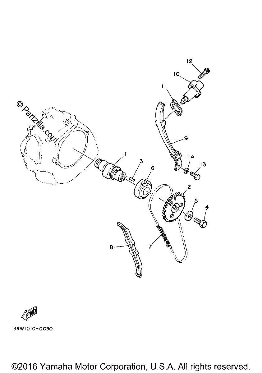 Diagrama de CAMSHAFT CHAIN