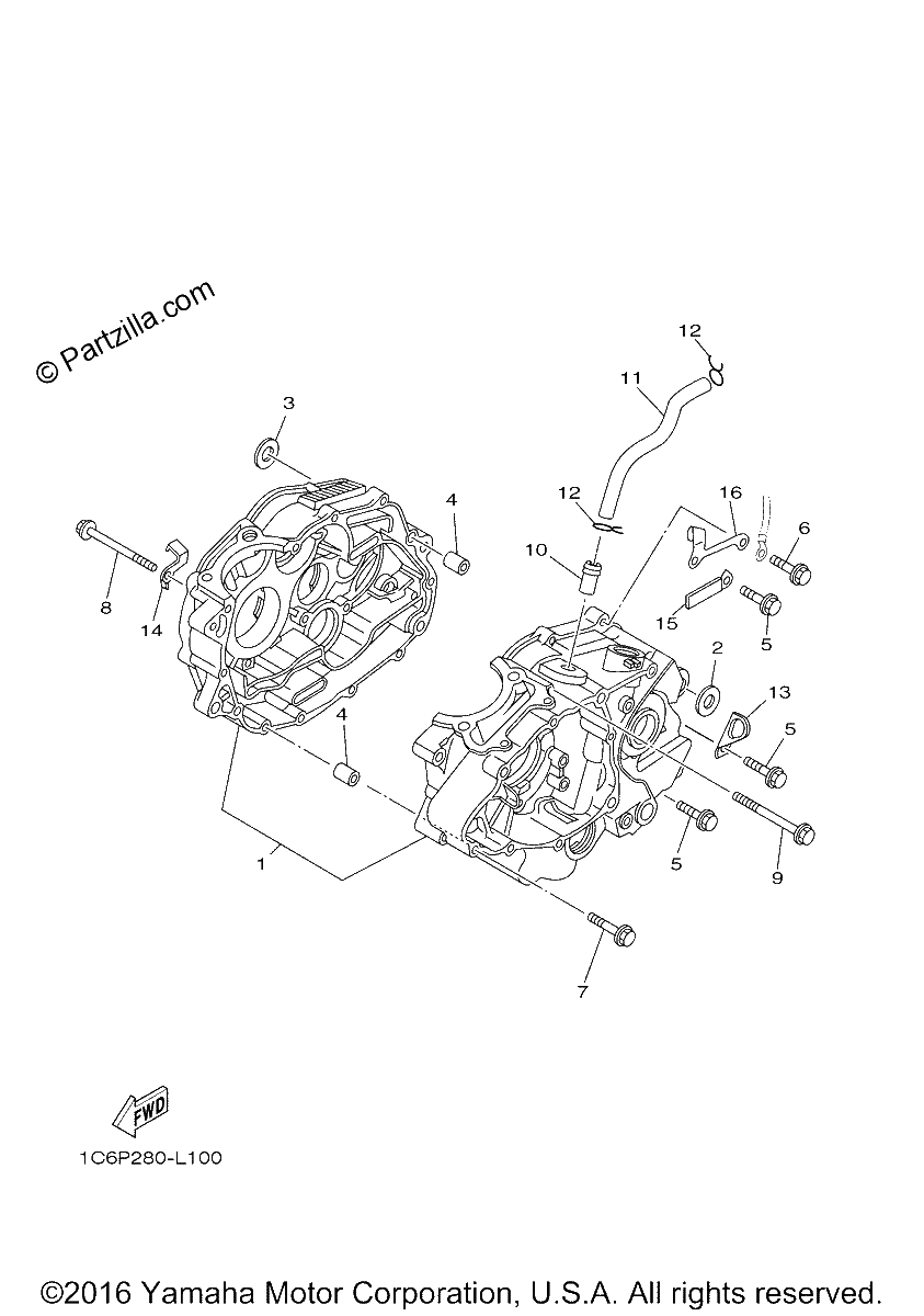 Diagrama de CRANKCASE
