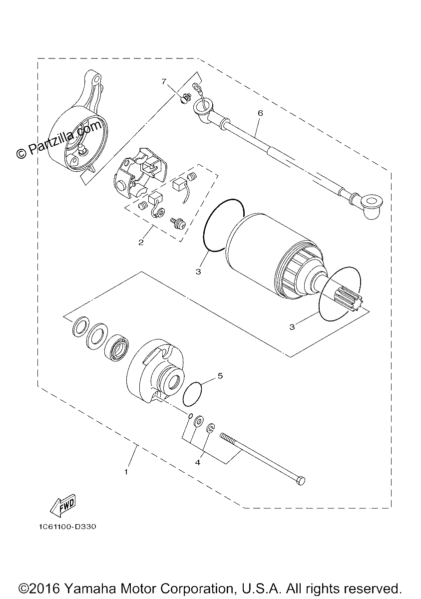 Diagrama de STARTING MOTOR