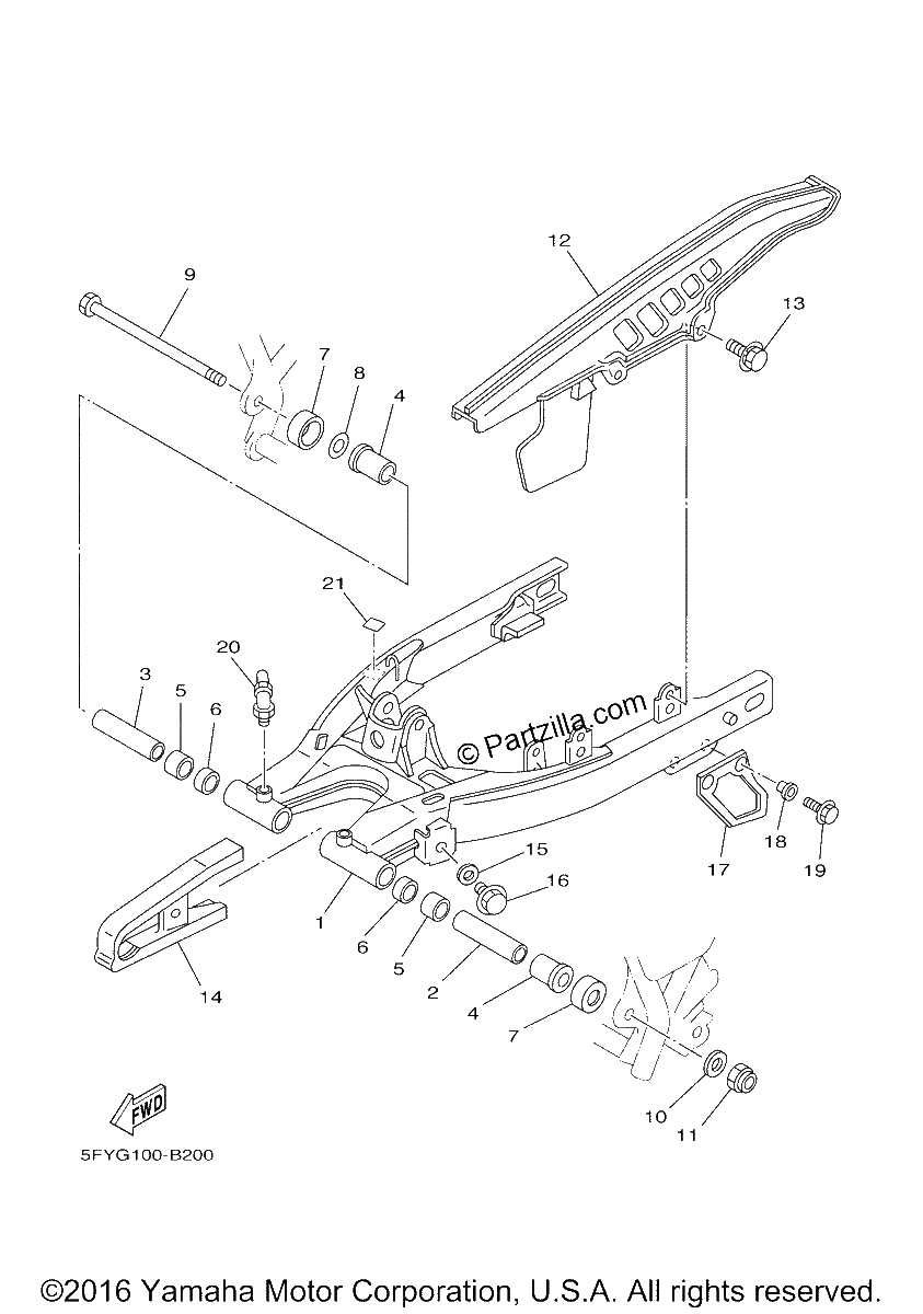 Diagrama de REAR ARM