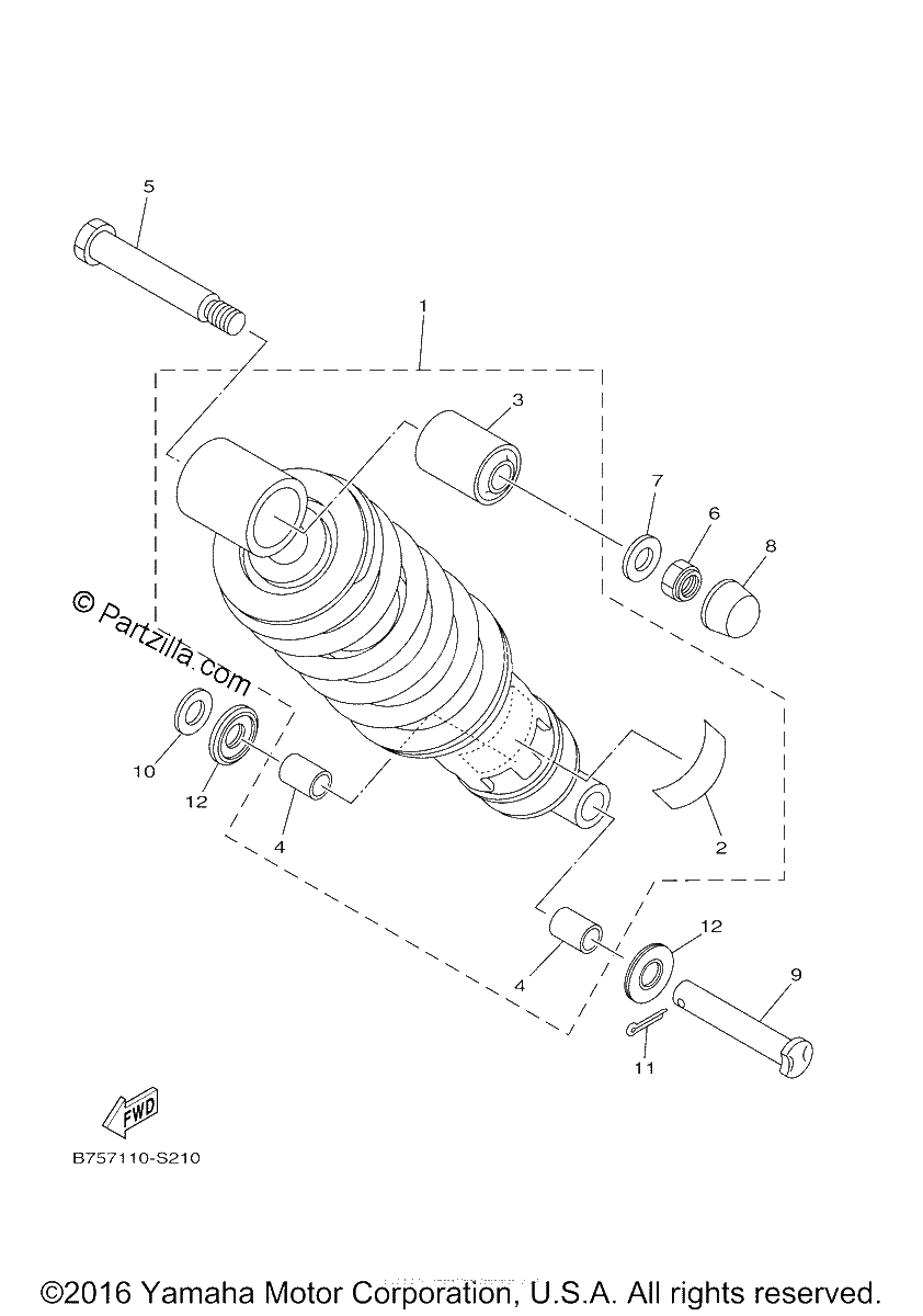 Diagrama de REAR SUSPENSION