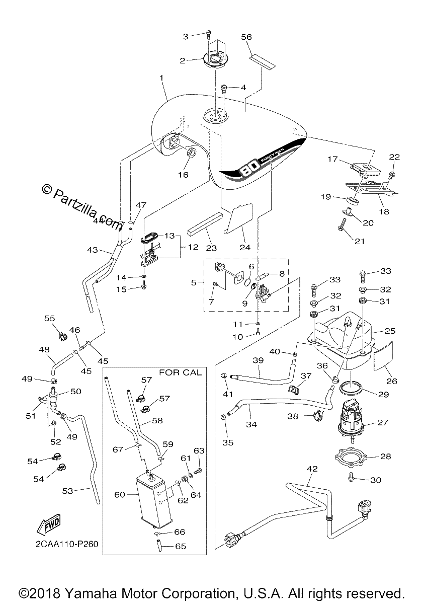 Diagrama de FUEL TANK