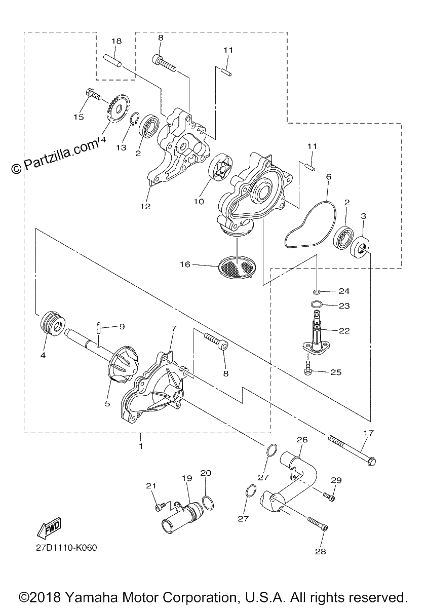 Diagrama de WATER PUMP