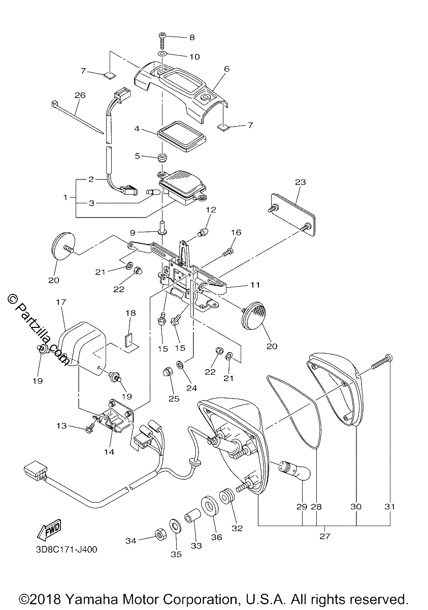 Diagrama de TAILLIGHT