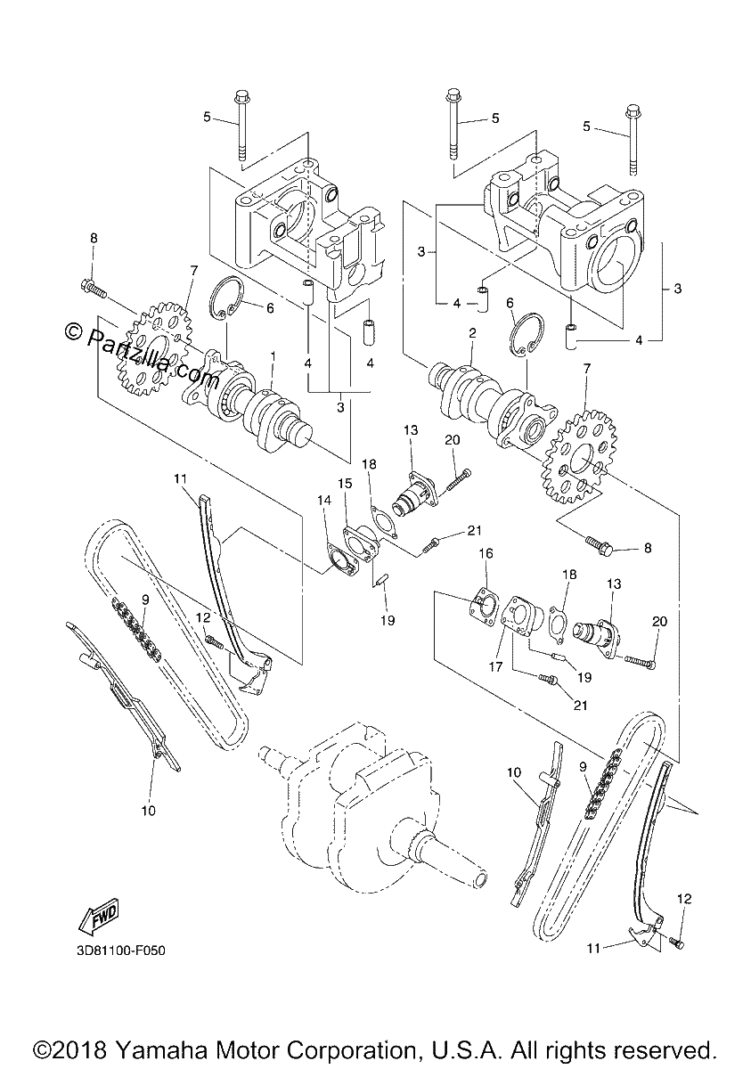 Diagrama de CAMSHAFT CHAIN