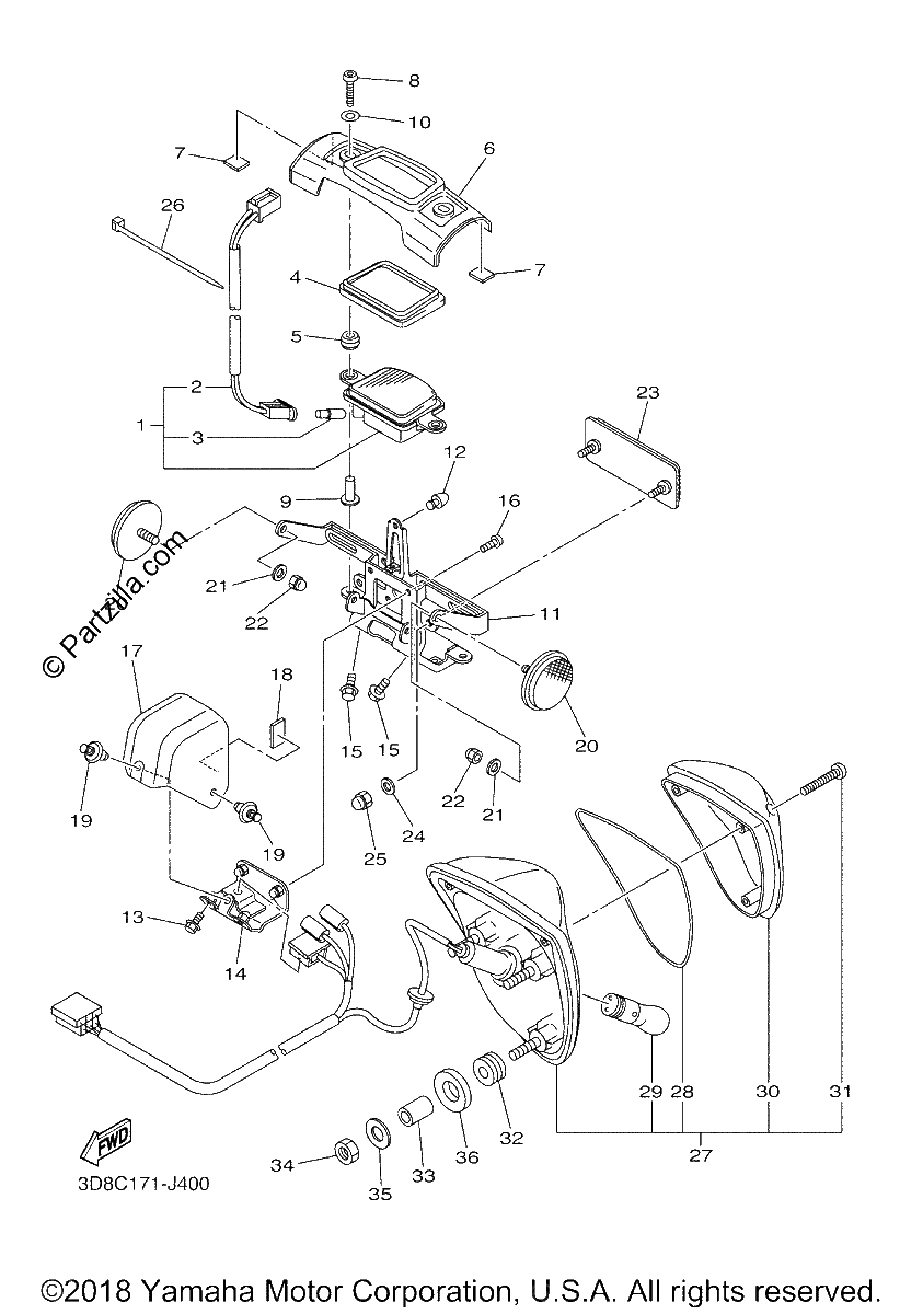 Diagrama de TAILLIGHT