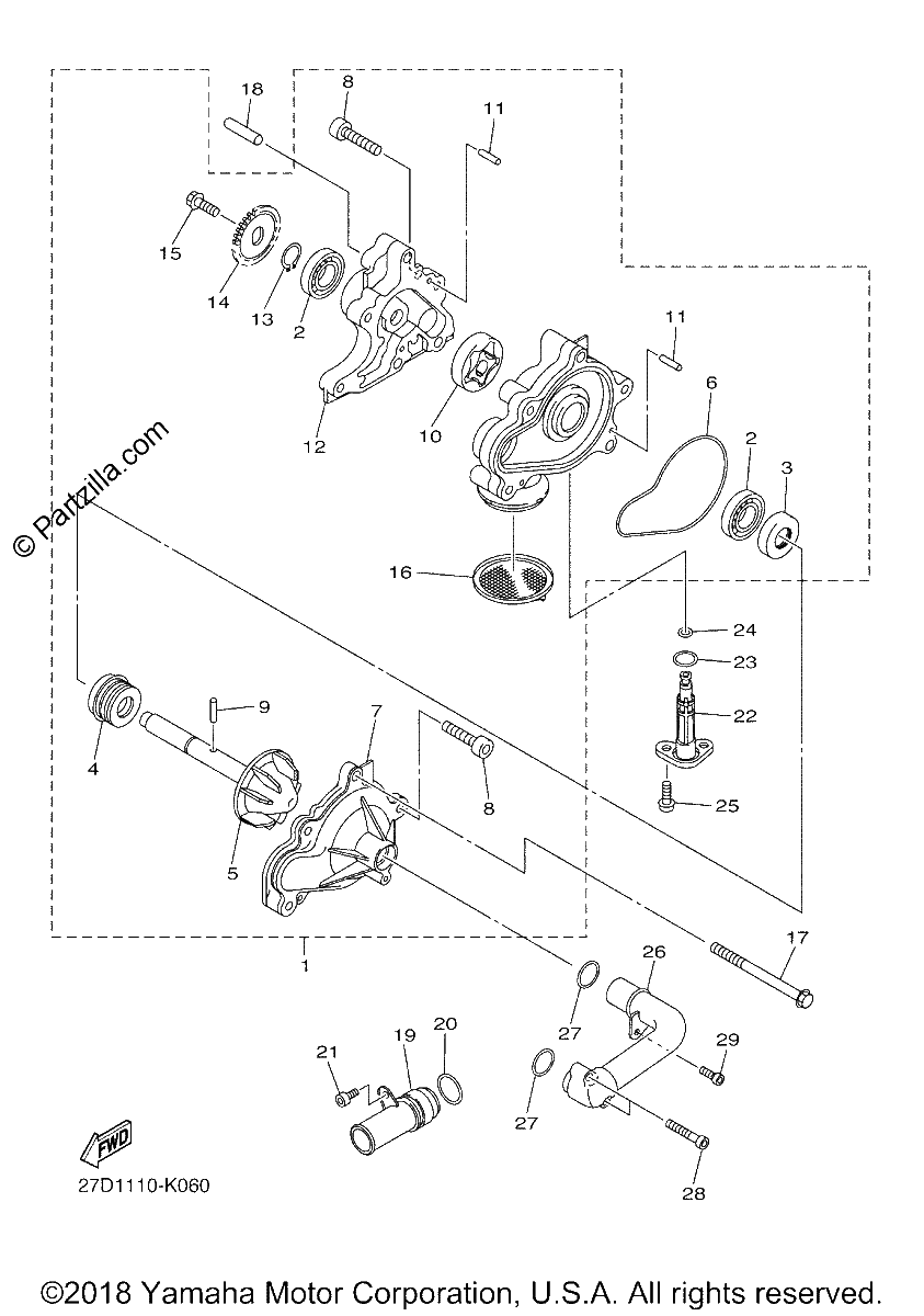 Diagrama de WATER PUMP