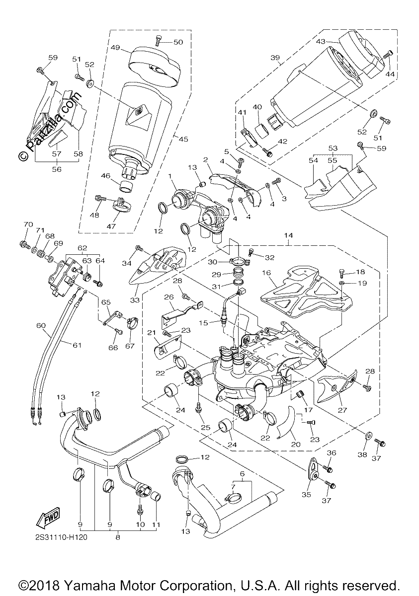 Diagrama de EXHAUST