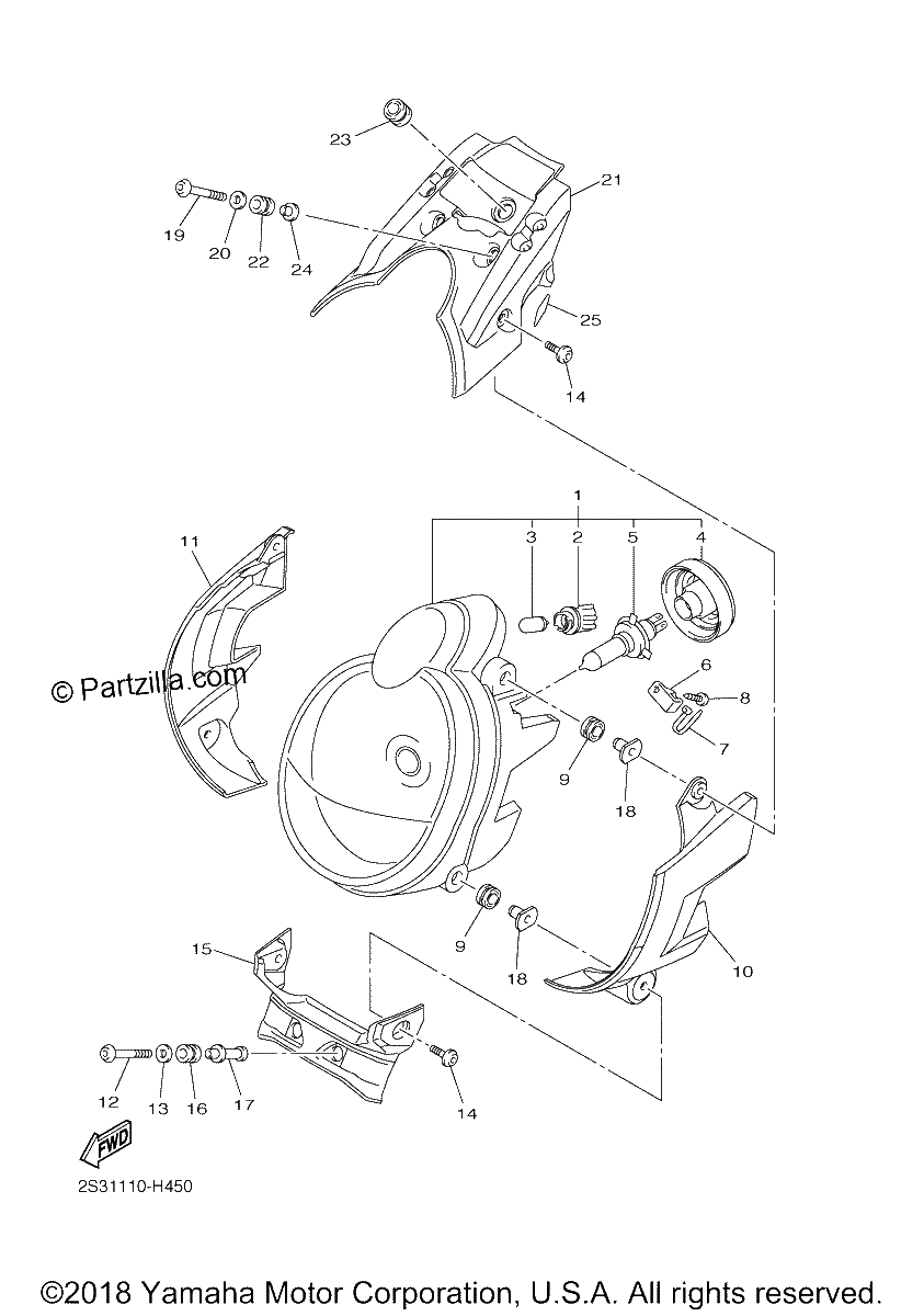 Diagrama de HEADLIGHT
