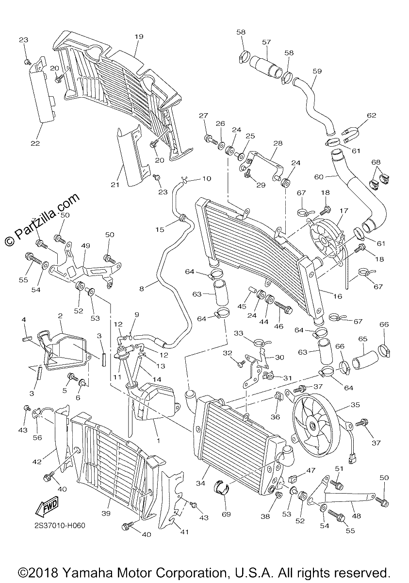 Diagrama de RADIATOR HOSE