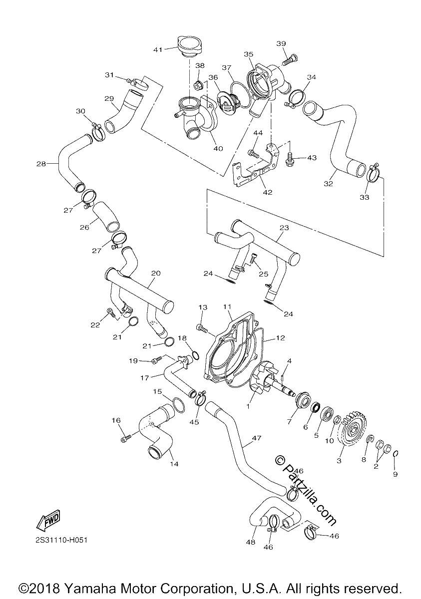 Diagrama de WATER PUMP