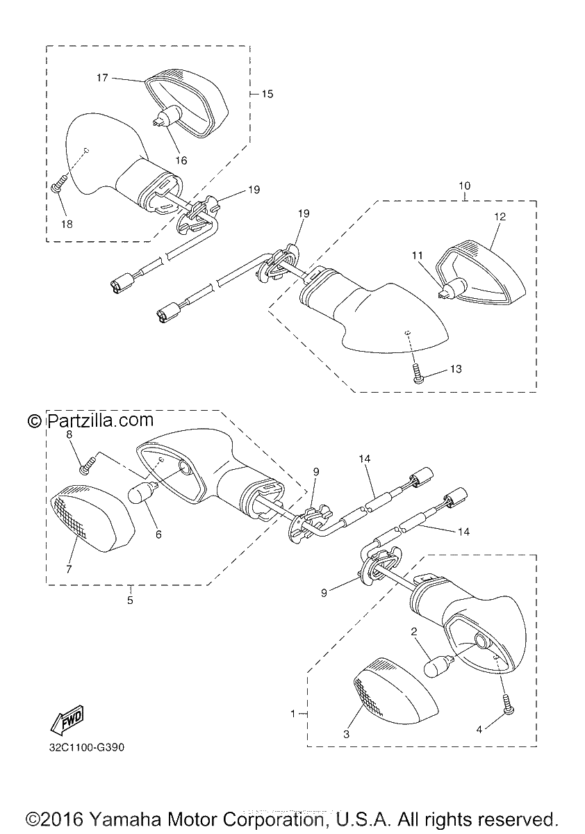 Diagrama de FLASHER LIGHT