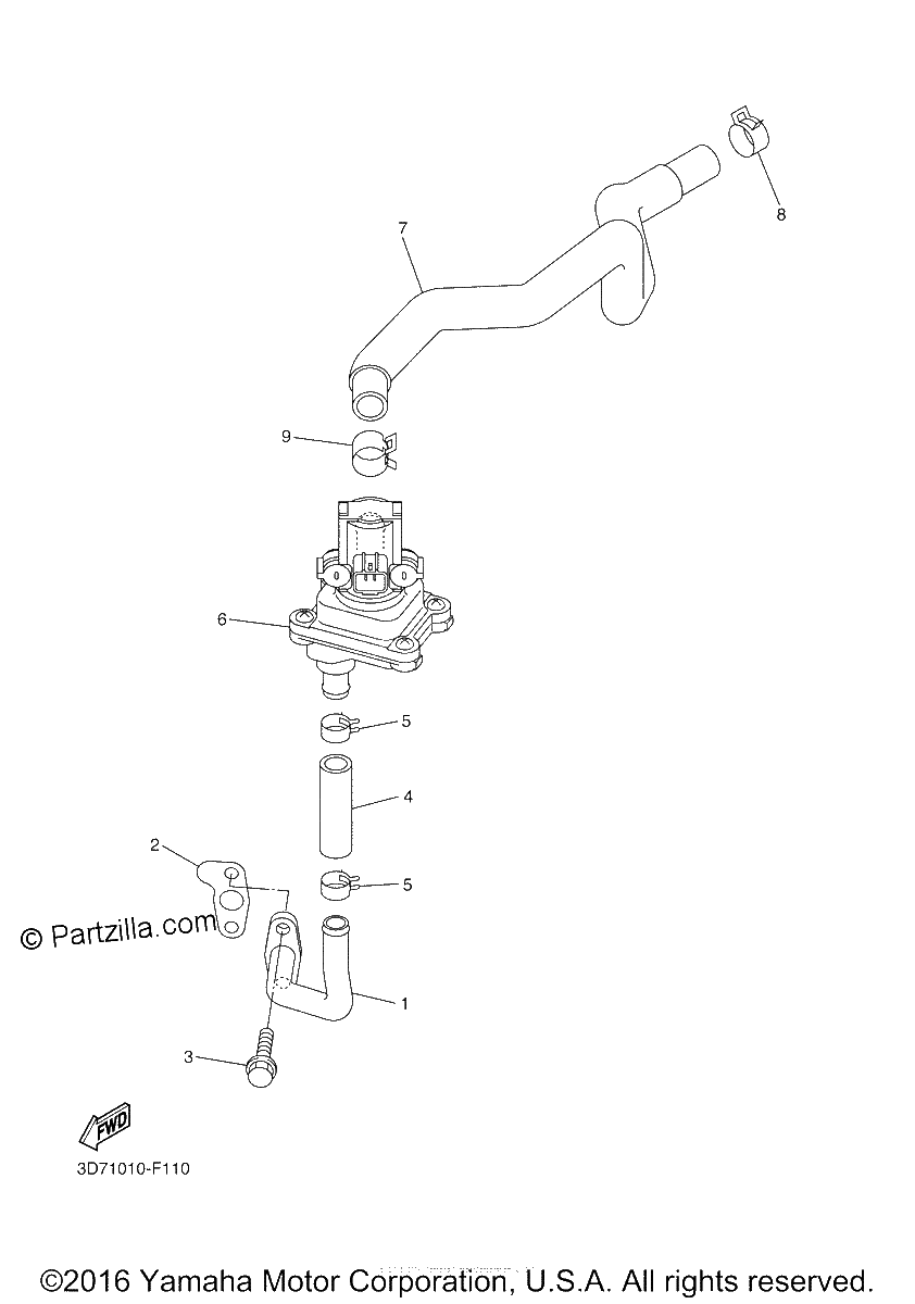 Diagrama de AIR INDUCTION SYSTEM