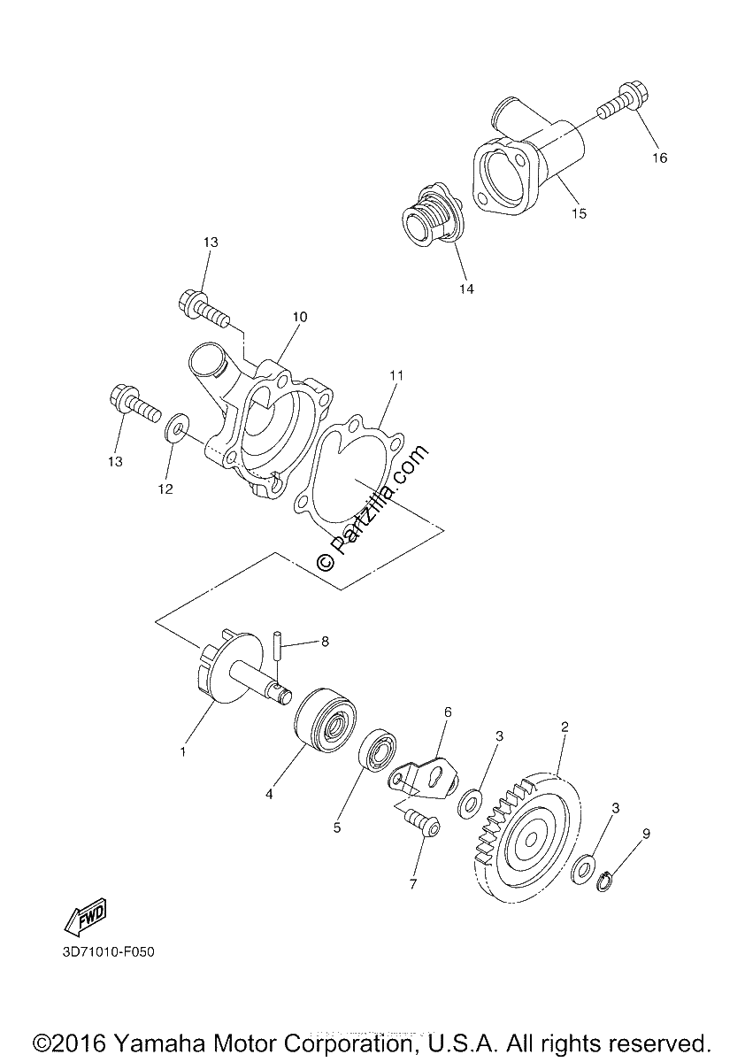 Diagrama de WATER PUMP