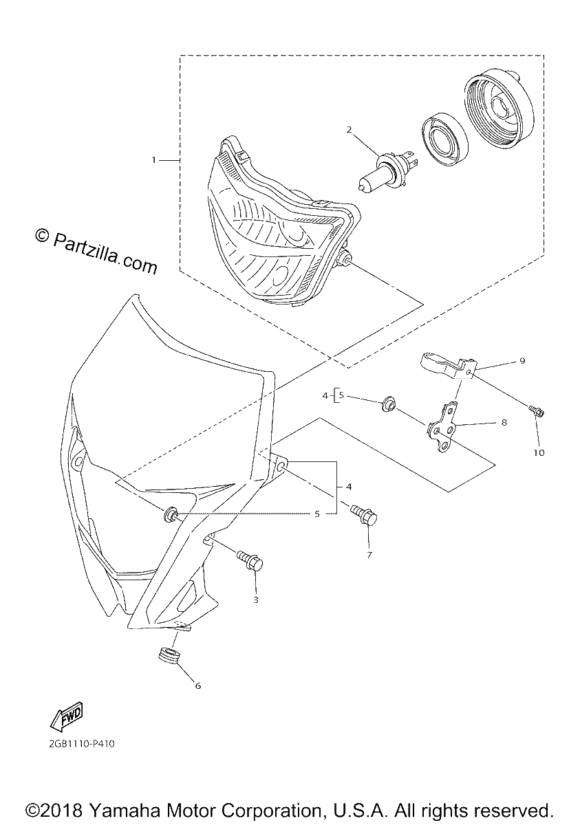 Diagrama de HEADLIGHT